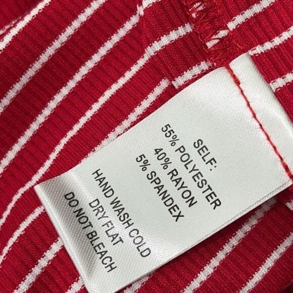 Lulu’s V Neck Striped Crop Top Size S - Picture 11 of 12